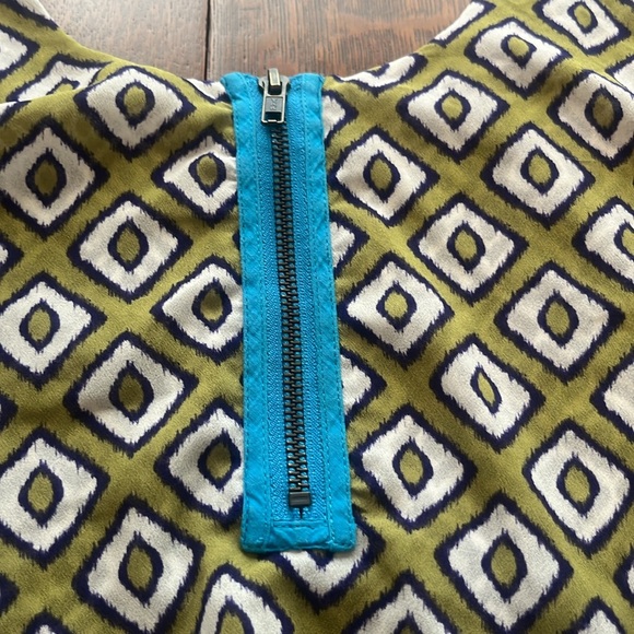 Anthropologie "Throughway" green tiered Ruffle layer tank. Sz Medium. - Picture 5 of 8